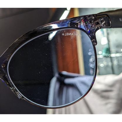 Chanel Blue Quilted Sunglasses 5342 .1552/52 Made In Italy