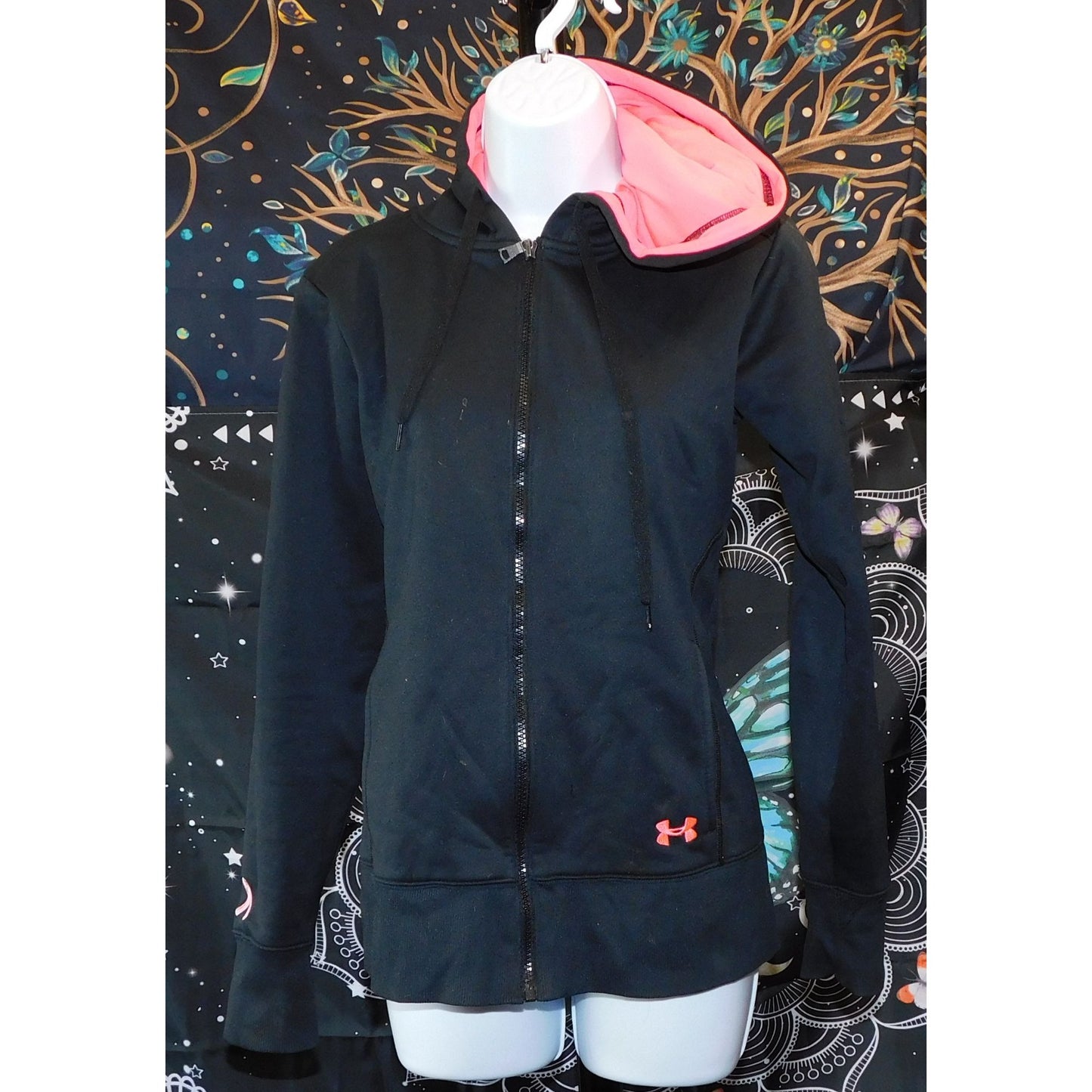 Black And Pink Under Armour UA Storm Breast Cancer Awareness Hoodie