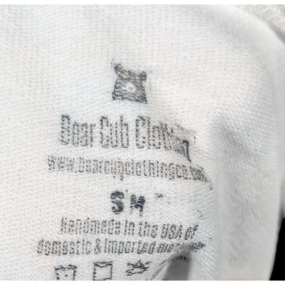 Bear Cub Clothing Orange Skull Mushroom Hoodie Size Small