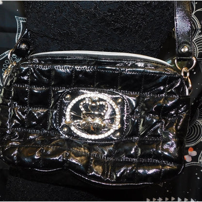 Kathy Van Zeeland Quilted Gothic Shoulder Bag