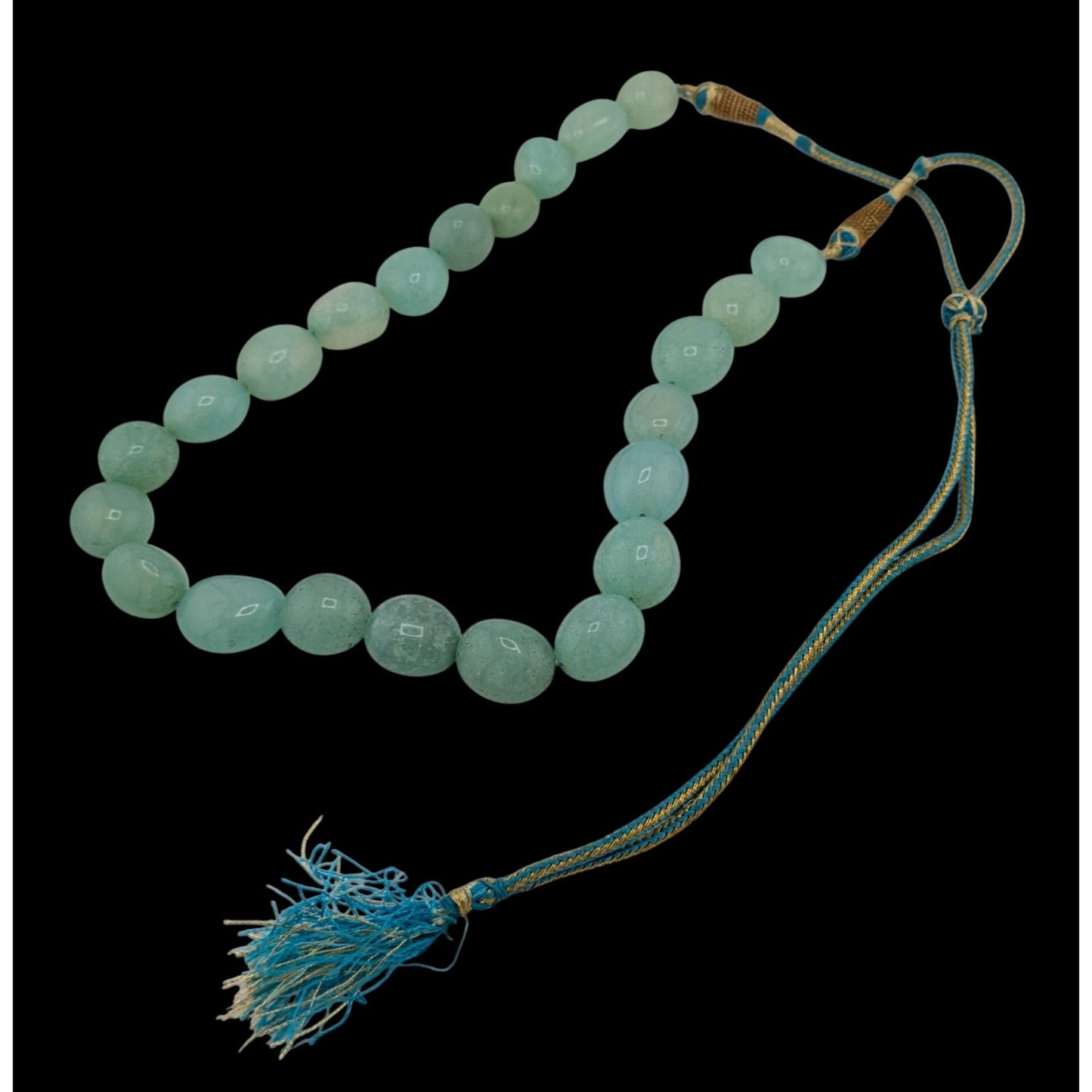 Indian Bridal Polished Aventurine Beaded Necklace
