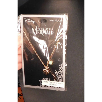 Disney's Little Mermaid Rose Gold Tone Necklace