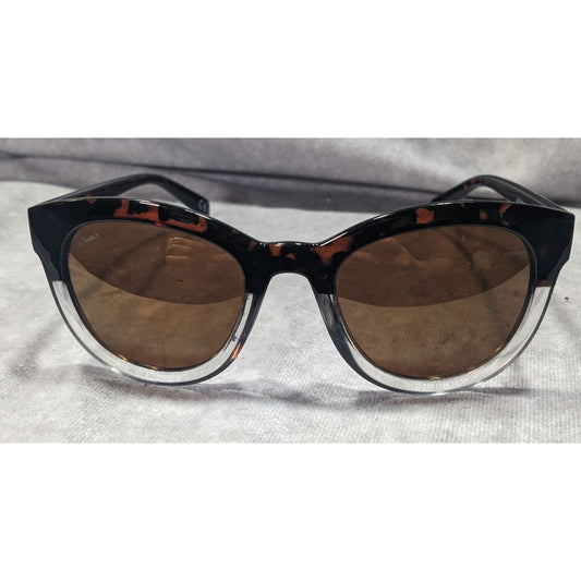 Arrecife Beachwear Tortoise And Clear Two Tone Retro Sunglasses