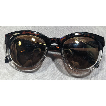 Arrecife Beachwear Tortoise And Clear Two Tone Retro Sunglasses