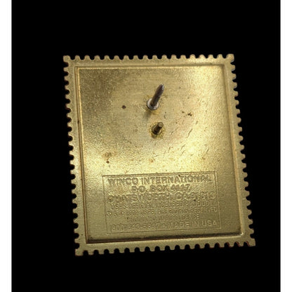 Vintage 2002 Americana Military Purple Heart 37¢ Stamp Collector Pin