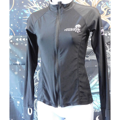 Seaside Walk Nueave Black And Pink Running Jacket