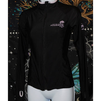 Seaside Walk Nueave Black And Pink Running Jacket