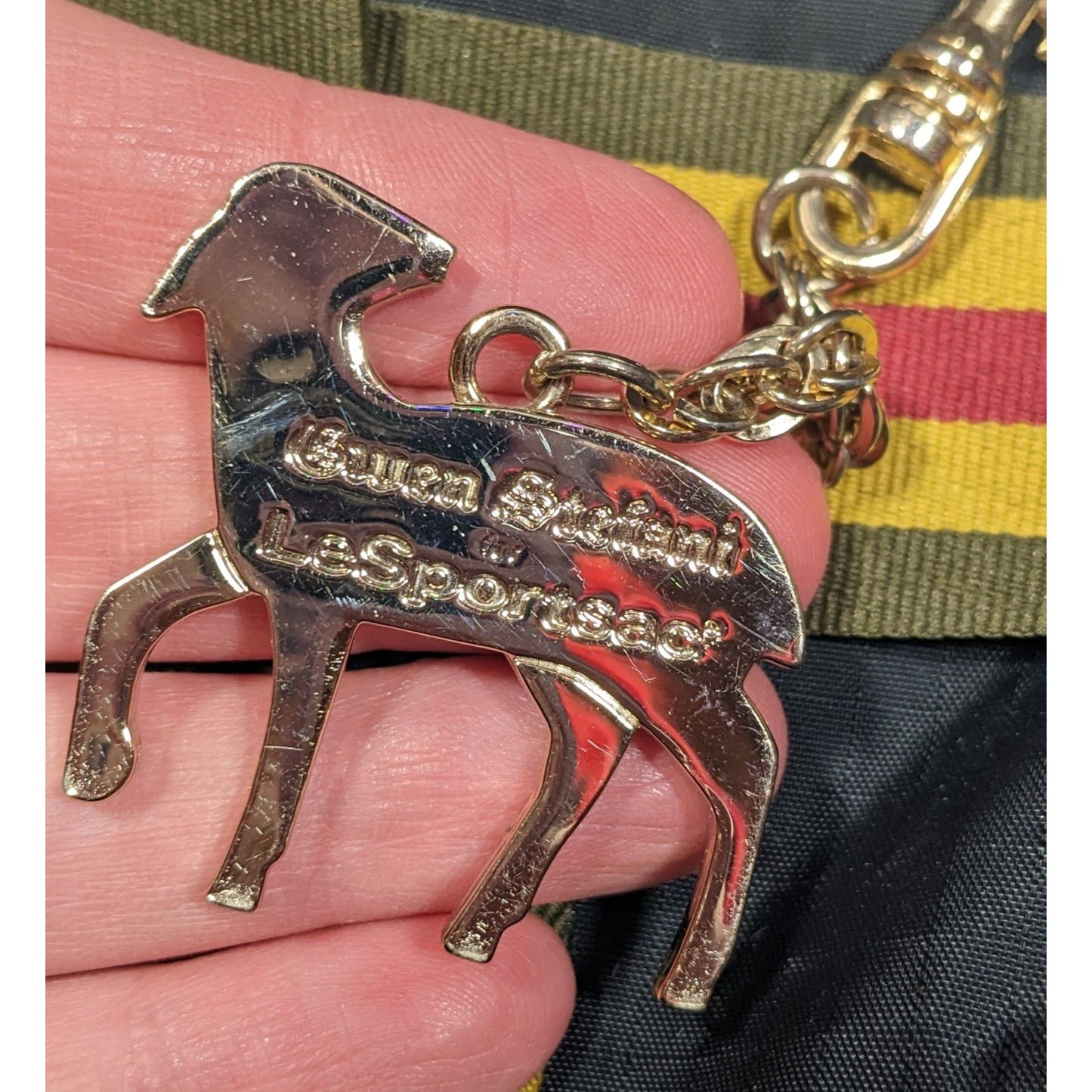 Gwen Stefani LAMB X LeSportsac Ribbon Embellished Clutch