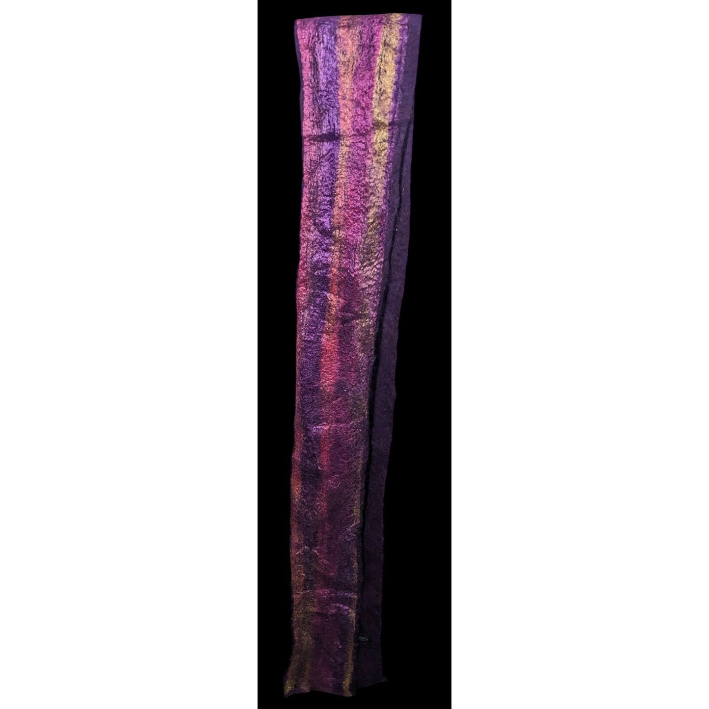 Yomo New York Purple Metallic Felted Scarf