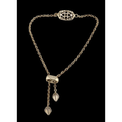 Kendra Scott Elaina Rose Quartz 14K Gold-Plated Adjustable Bracelet 8 Inches