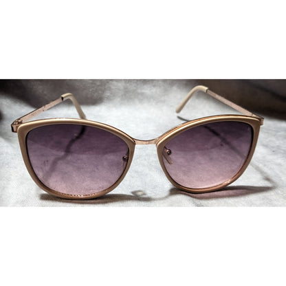 NYS Collection Morgan Avenue Beige And Rose Gold Sunglasses