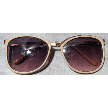 NYS Collection Morgan Avenue Beige And Rose Gold Sunglasses