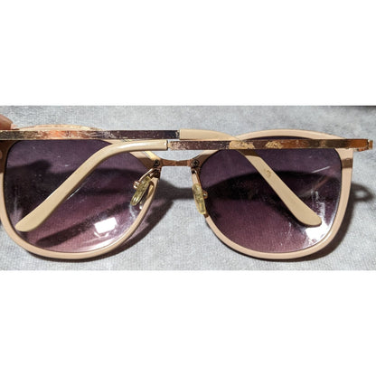 NYS Collection Morgan Avenue Beige And Rose Gold Sunglasses