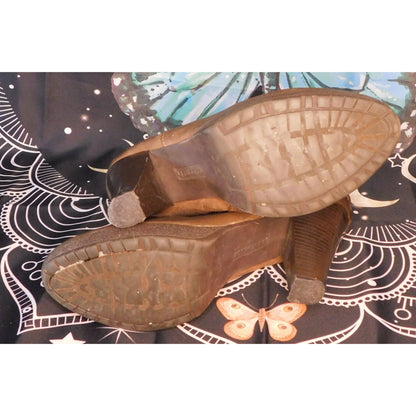 US Polo Assn Brown Heeled Ankle Boots Size Womens 10M