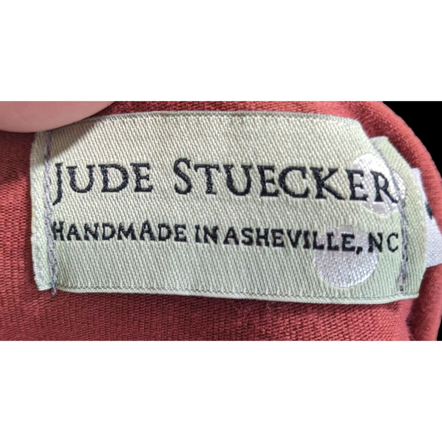 Jude Stuecker Bohemian Medieval Asymmetrical Terra Cotta Top Size Small