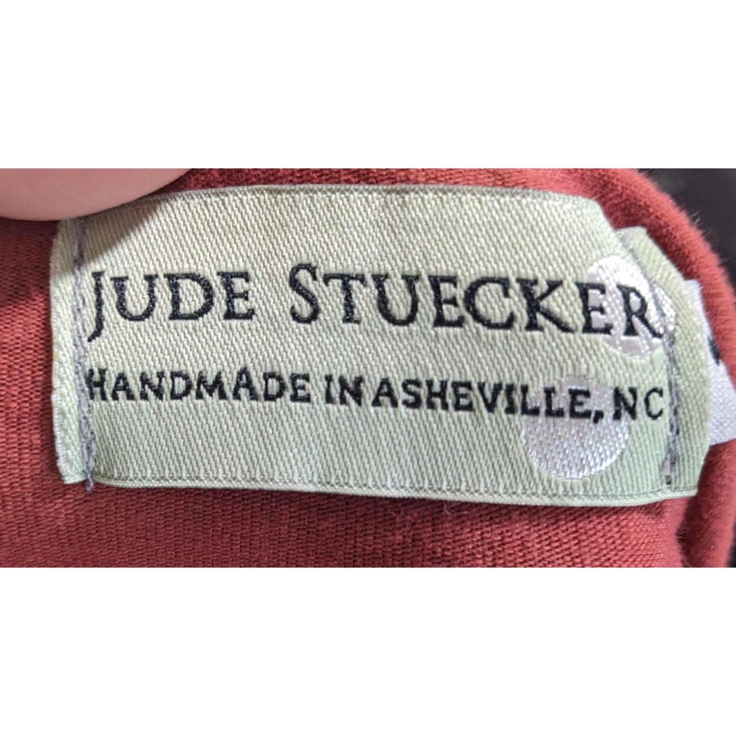 Jude Stuecker Bohemian Medieval Asymmetrical Terra Cotta Top Size Small