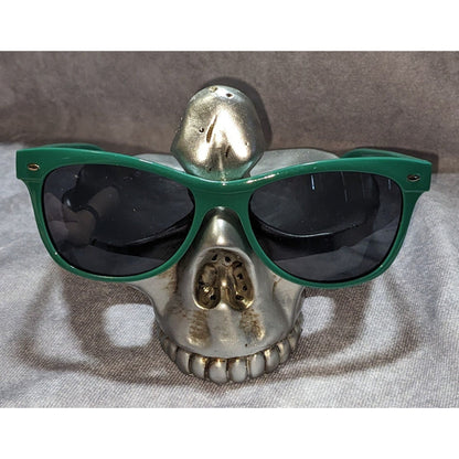 Retro Green Sunglasses Dark Lens Classic Preppy Indie Frames