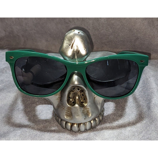 Retro Green Sunglasses Dark Lens Classic Preppy Indie Frames