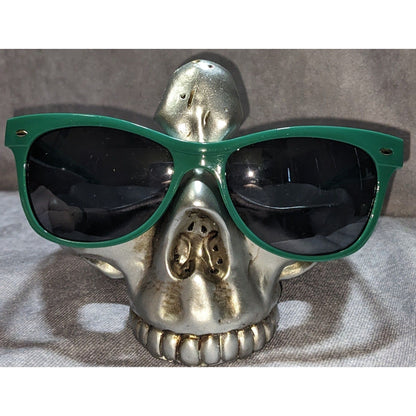 Retro Green Sunglasses Dark Lens Classic Preppy Indie Frames