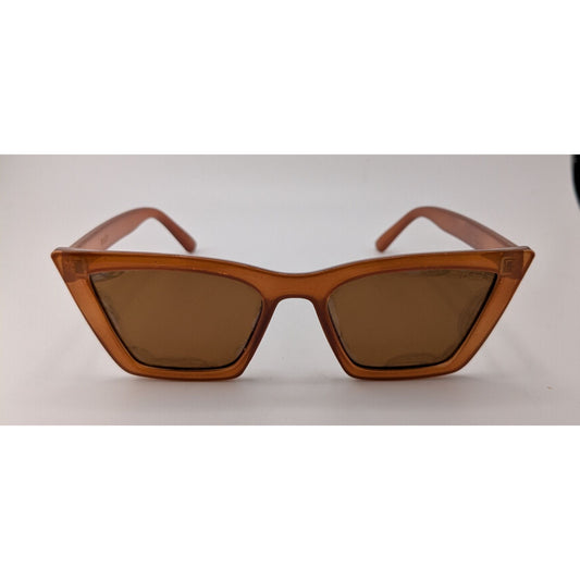 I-Sea Rosey Brown Cat-Eye Sunglasses 55mm Lenses 21mm Bridge 160mm Arms Retro Style