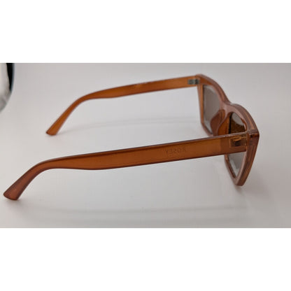 I-Sea Rosey Brown Cat-Eye Sunglasses 55mm Lenses 21mm Bridge 160mm Arms Retro Style