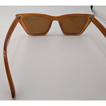I-Sea Rosey Brown Cat-Eye Sunglasses 55mm Lenses 21mm Bridge 160mm Arms Retro Style
