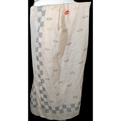 Rag & Bone Checkerboard Lip Print Shawl/Scarf