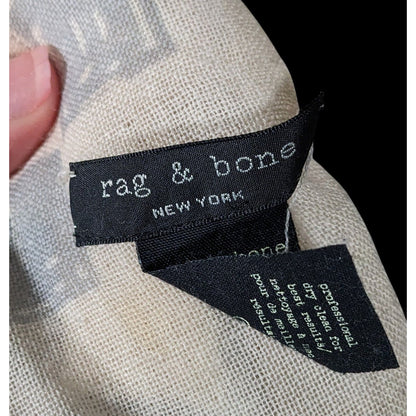 Rag & Bone Checkerboard Lip Print Shawl/Scarf