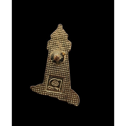 Coastal Nautical Vintage Gold Lighthouse Lapel Pin