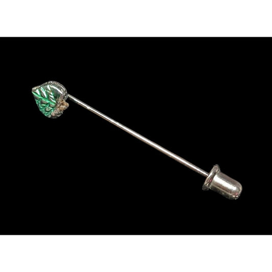 Vintage Cottagecore Leaf Tipped Stick Pin