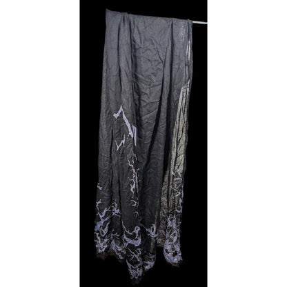 Witchy Gothic Spooky Tree Branch Black And Light Purple Lightweight Scarf