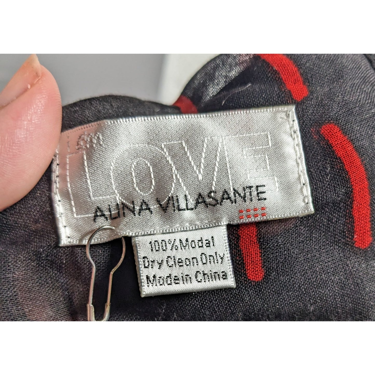 Alina Villasante I Am Love Black Semi Sheer Scarf/Shawl/Wrap