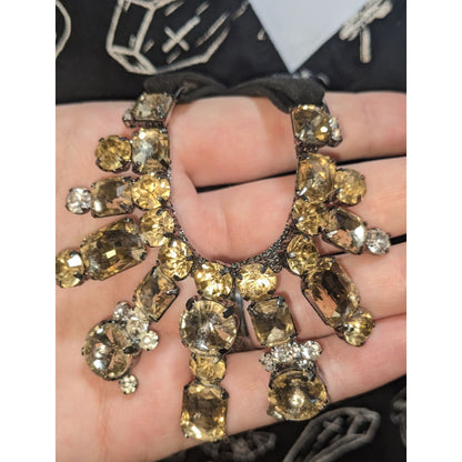 Natasha Chunky Gem Cascade Necklace