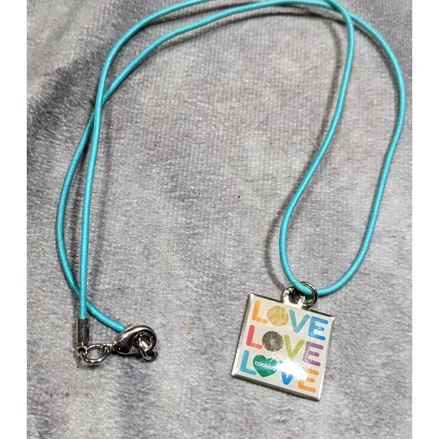 Girls Scout Cookies Love Pendant Necklace