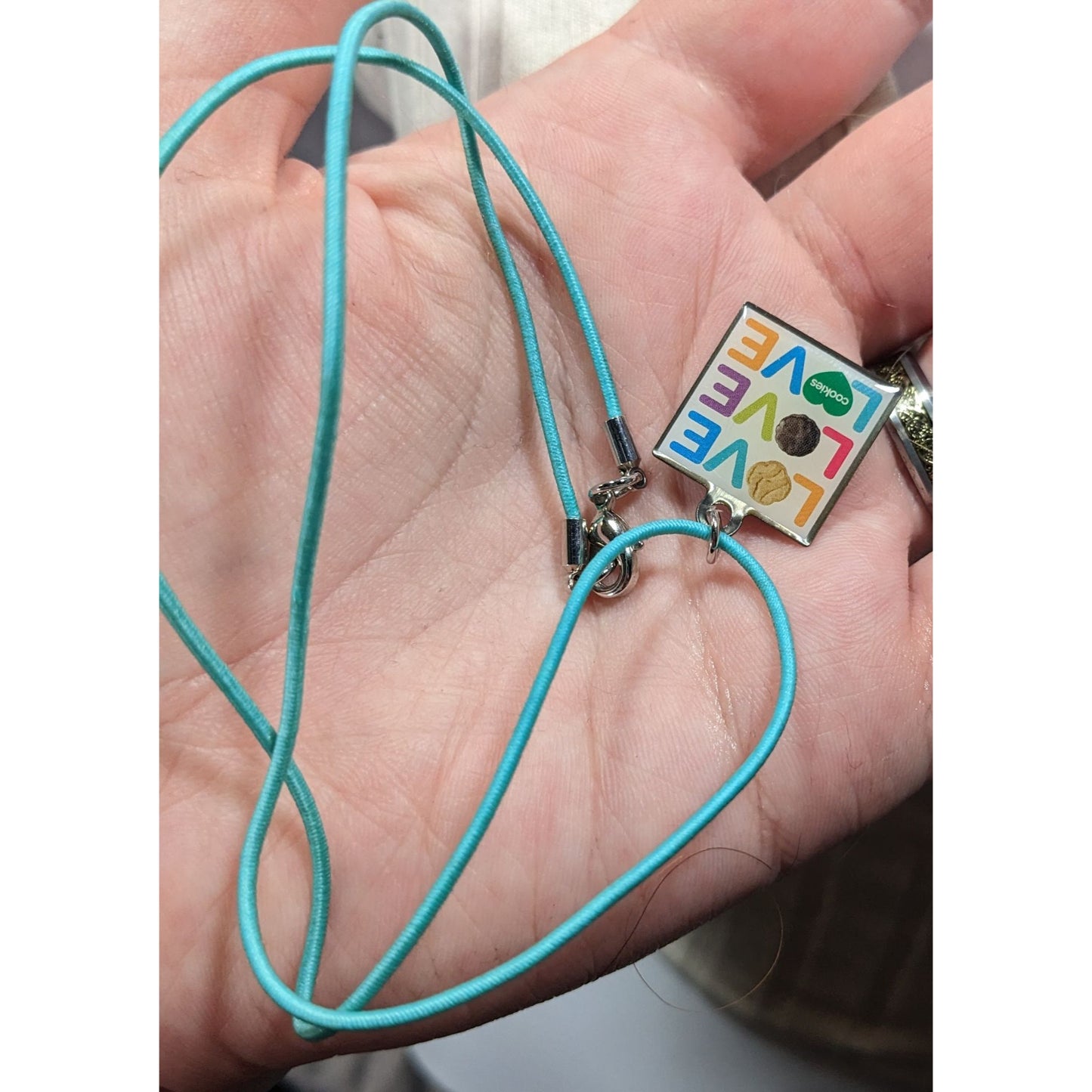 Girls Scout Cookies Love Pendant Necklace