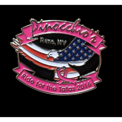 Pinocchio's 2016 Ride For The Tatas Lapel Pin