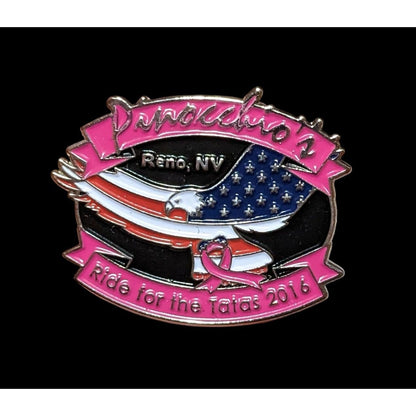 Pinocchio's 2016 Ride For The Tatas Lapel Pin