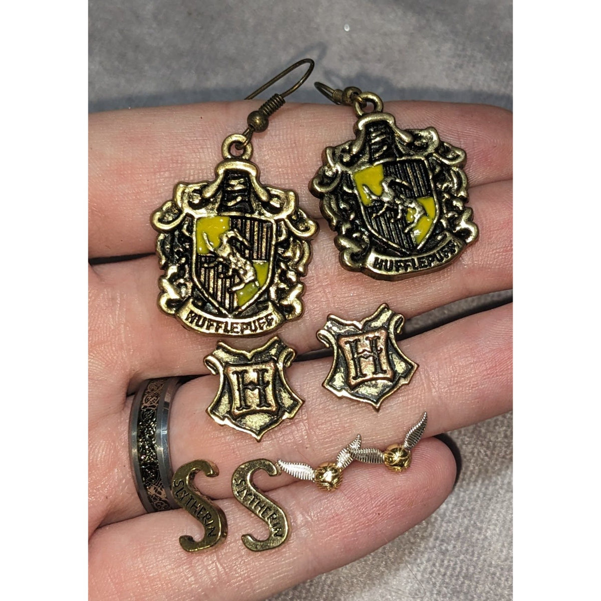 Pottercore Dark Academia Harry Potter Earrings Set of 4 Pairs