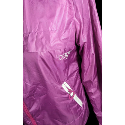 Orage Womens Purple Hooded Ski Jacket Lightweight Waterproof S