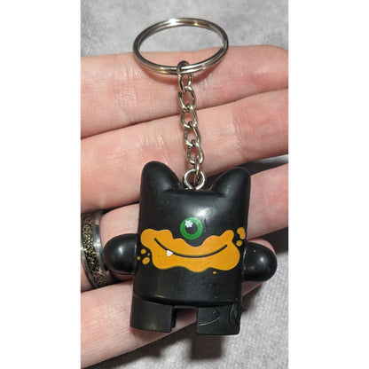 Kidcore Kawaii Monster Xoddo Collectible Black Cyclops Figure Keychain