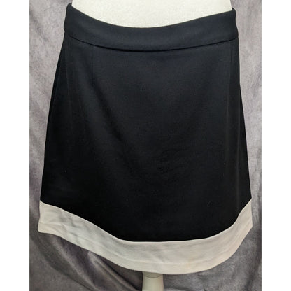 Laundry By Shelli Segal Black With White Trim Skirt