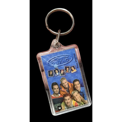 Vintage 90s NSYNC Collectible Picture Keychain