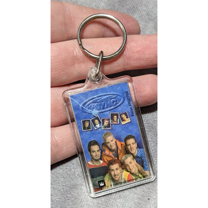 Vintage 90s NSYNC Collectible Picture Keychain