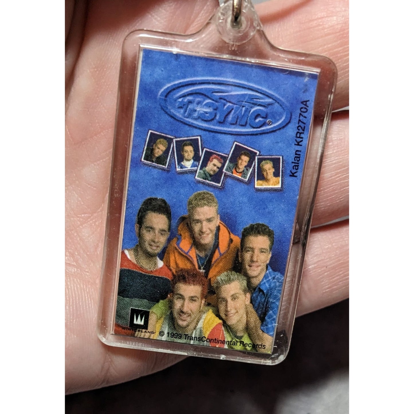 Vintage 90s NSYNC Collectible Picture Keychain