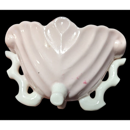 Vintage Pink And White Floral Ceramic Candle Holder