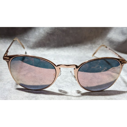 Foster Grant Hailey Rose Gold Mirrored Sunglasses