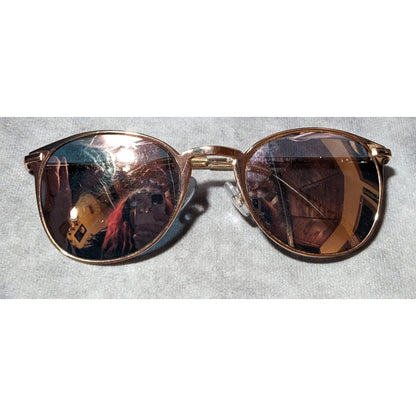 Foster Grant Hailey Rose Gold Mirrored Sunglasses