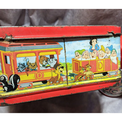 Vintage 70s Disney Express Lunchbox And Thermos Set