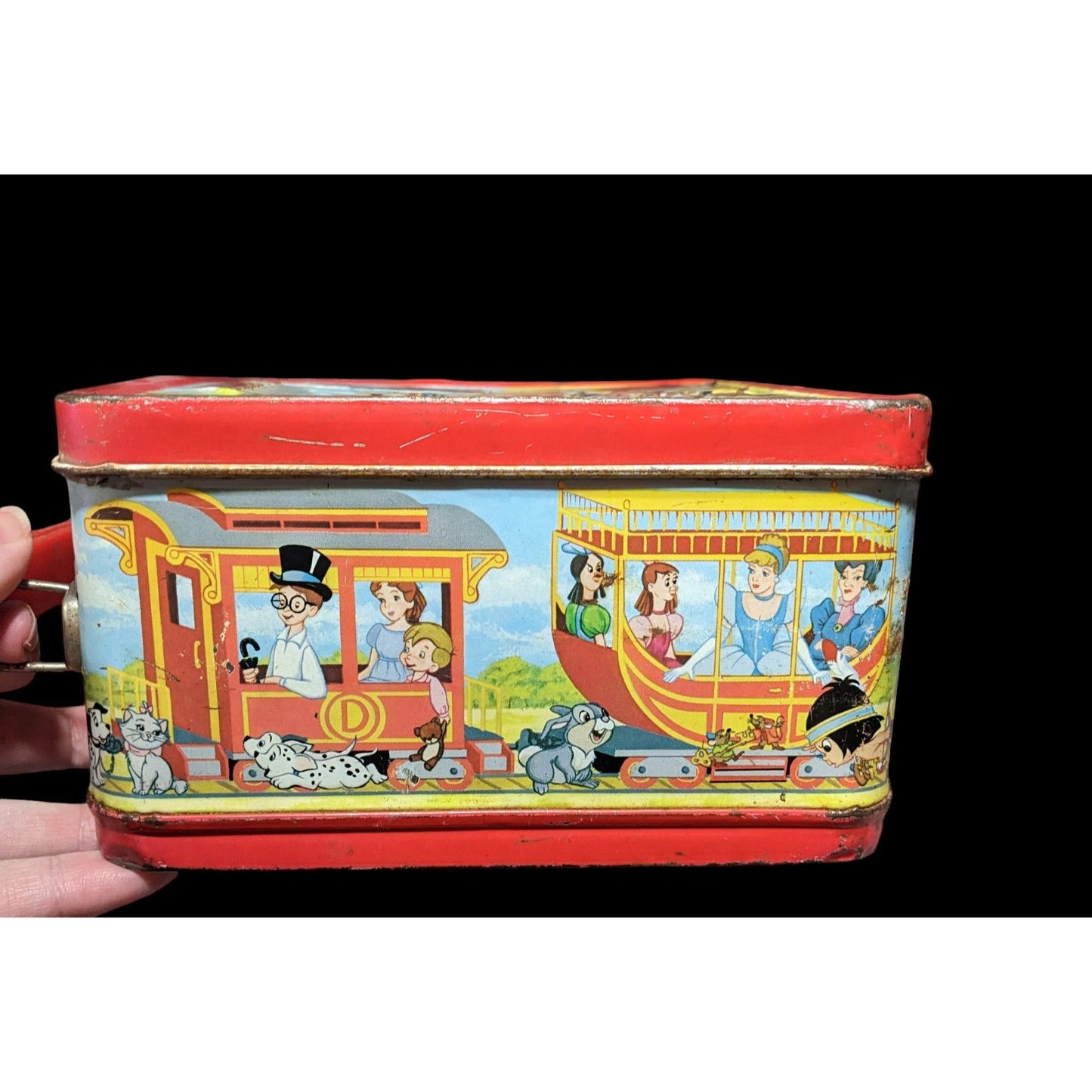 Vintage 70s Disney Express Lunchbox And Thermos Set