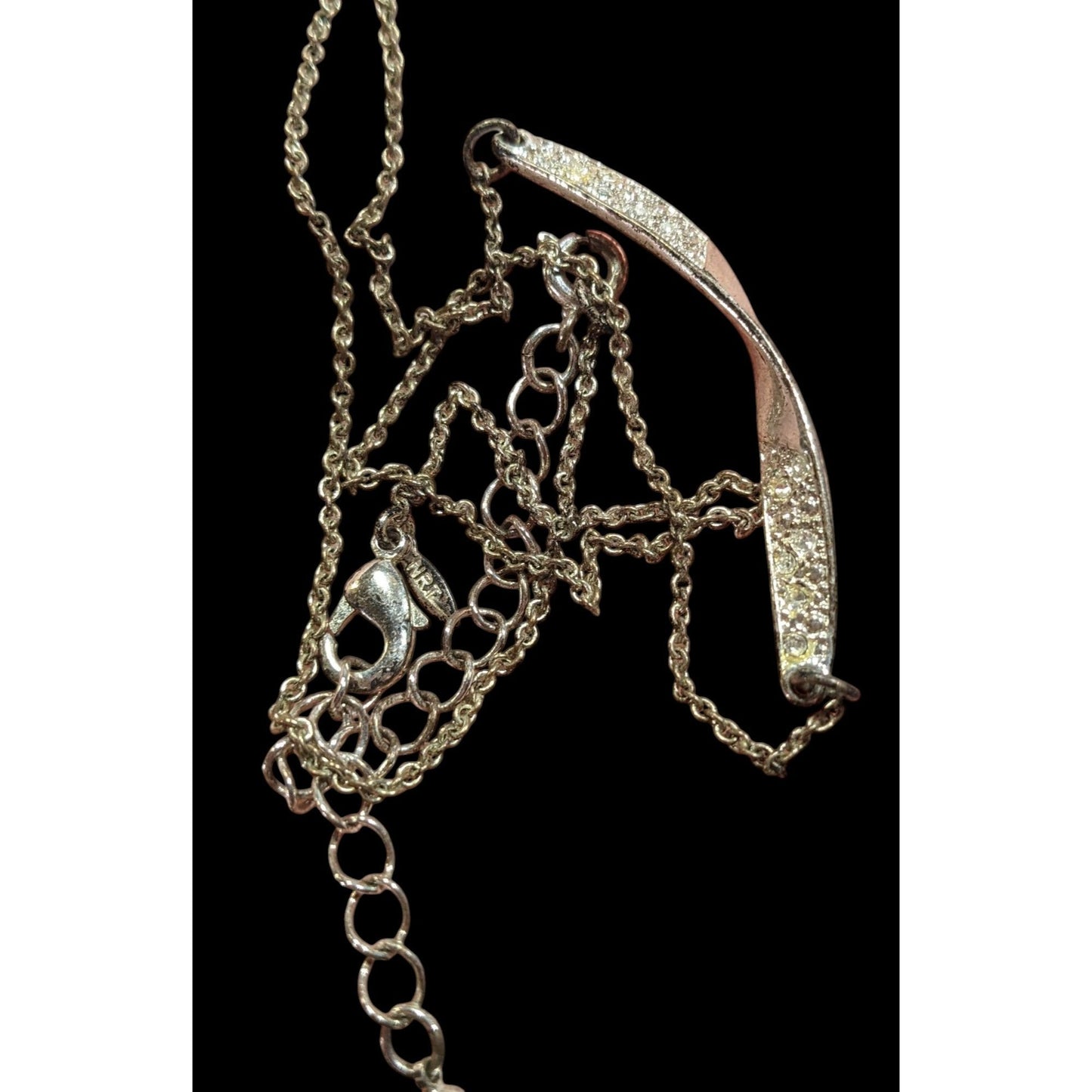 Vintage Avon Mona Twist Rhinestone Necklace